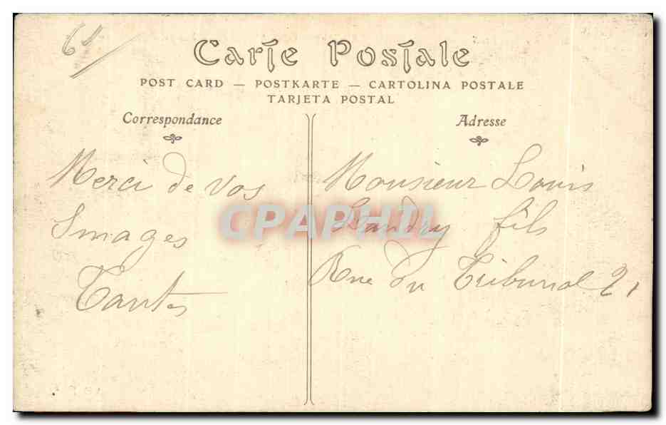 CPA Bagnoles De L Orne Vue Prise du Roc au Cbien — Rückseite