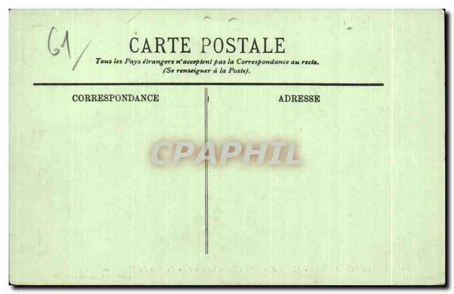 CPA Environs De Bagnoles De L Orne Le Chateau du Bois du Maine LL — Rückseite