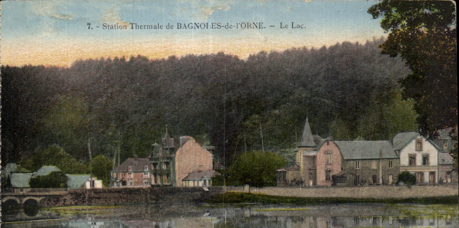 CPA Bagnoles De L Orne Le lac