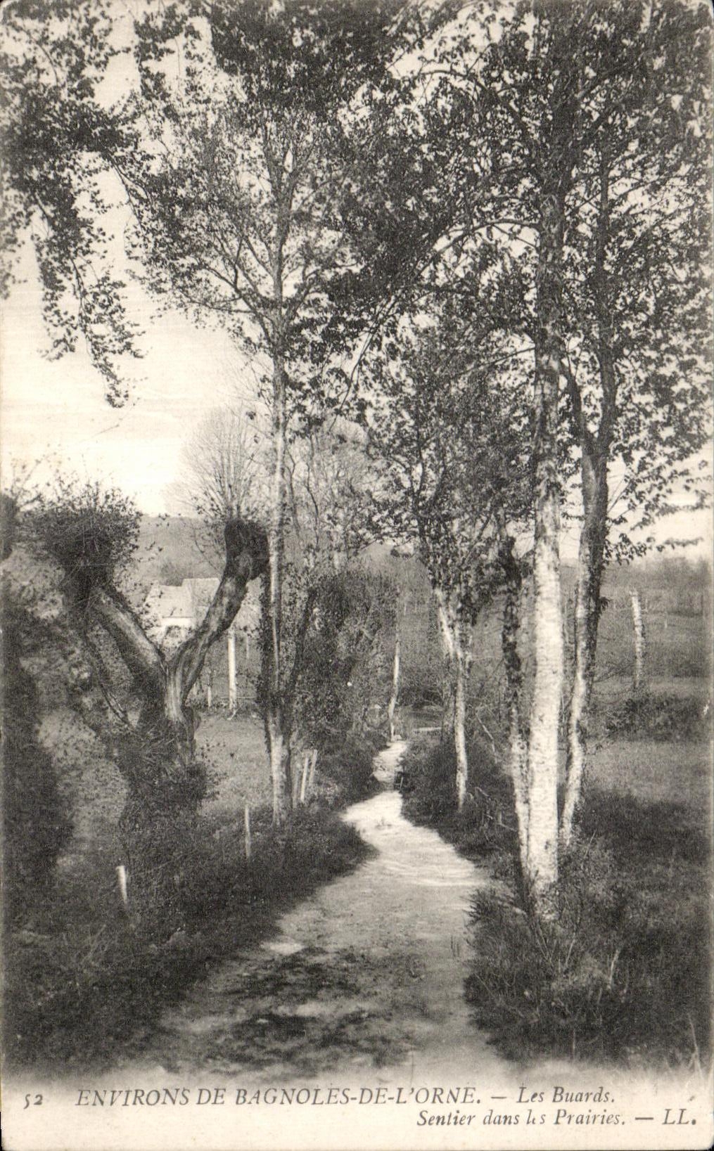 Environ de Bagnoles-de-l'Orne — Sentier dans les Prairies — Les Buards — LL