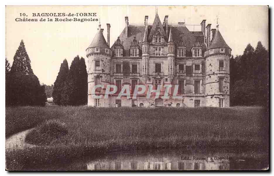 CPA Bagnoles De L Orne Chateau de la Roche Bagnoles