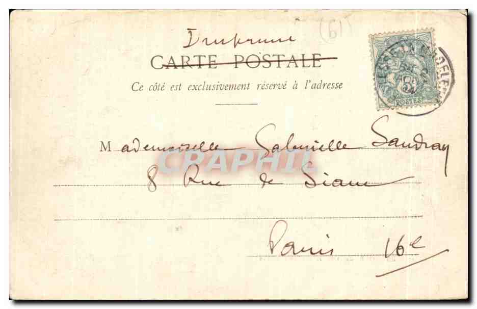 Bagnolles-de-l'Orne - L'Abri Janolin — E. Roussel, Argentan - Cliché D. — Rückseite