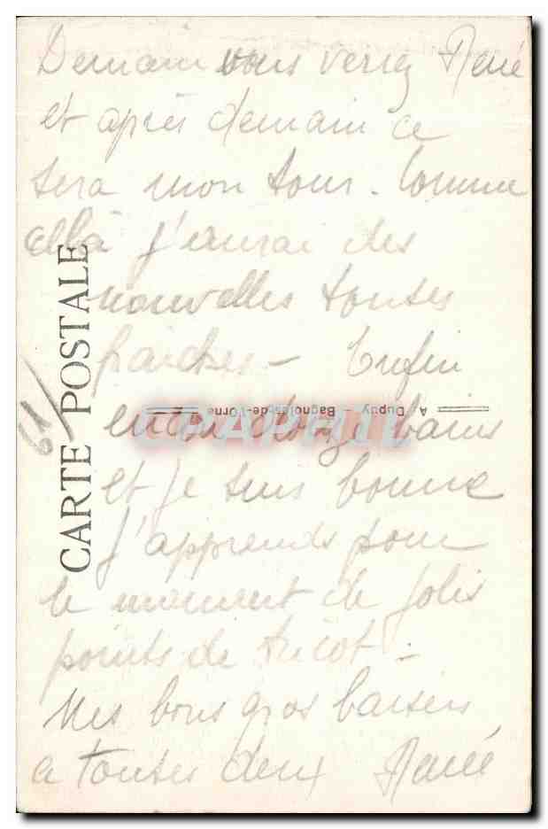 CPA Bagnoles De l Orne Chateau Goupil — Rückseite