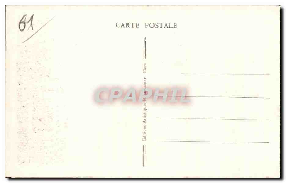 CPA Bagnoles De L orne Le Lac et le Casino Municipal — Rückseite