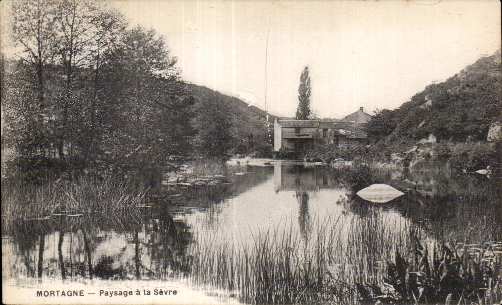 CPA Mortagne Paysage a la Sevre