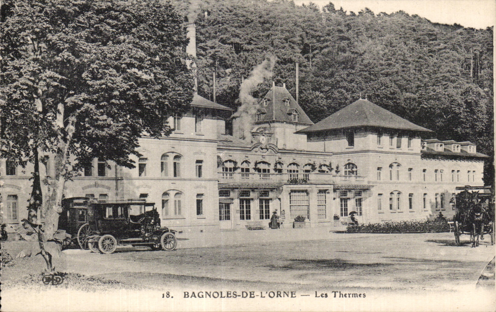 Bagnoles-de-l'Orne — Die Thermen — Verlag CPD, Nr. 18