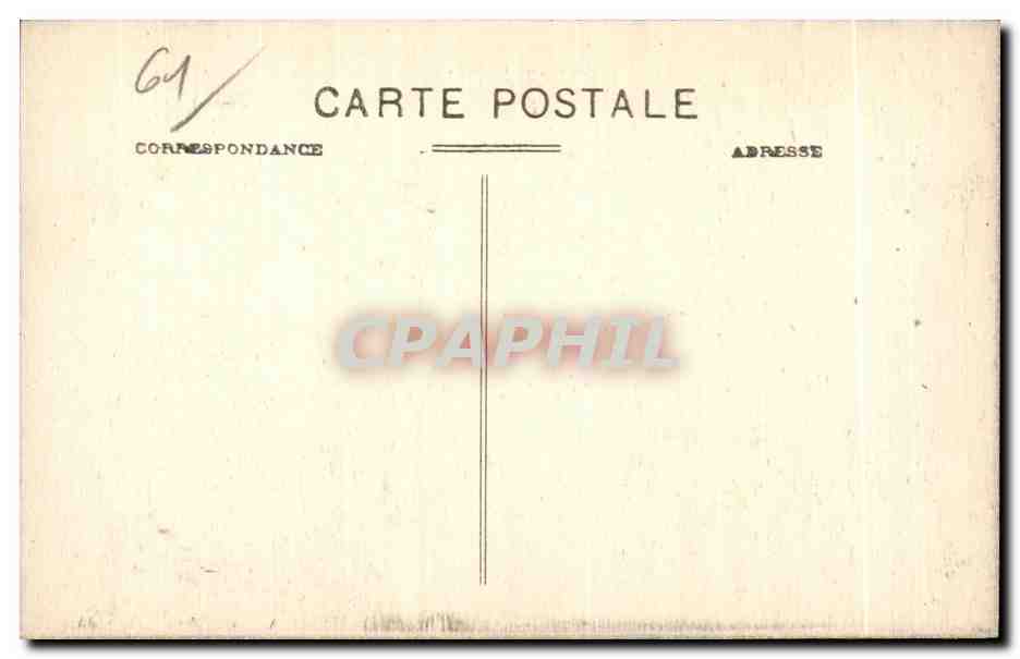 Bagnoles-de-l'Orne — Het Grand Hôtel gezien vanaf Roc-au-Chien — A. D. — Achterkant
