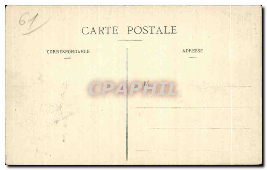 CPA Bagnoles de L Orne Environs de Chateau de Chantepie — Rückseite