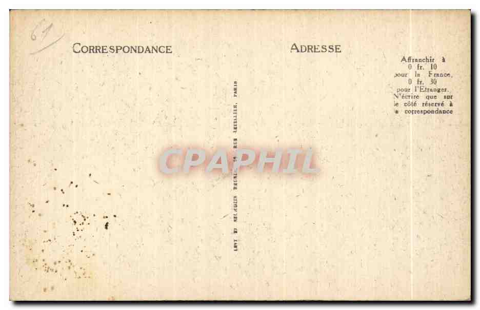 CPA Bagnoles de L Orne Un Coin du Lac — Rückseite