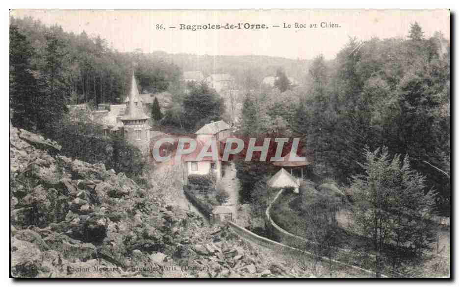Bagnoles-de-l'Orne — Le Roc au Chien — Édition Mestard, Bagnoles-de-l'Orne (Depot in Paris)