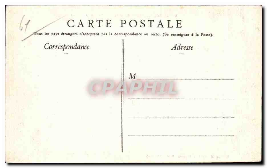 Bagnoles-de-l'Orne — Le Roc au Chien — Édition Mestard, Bagnoles-de-l'Orne (Depot in Paris) — Rückseite
