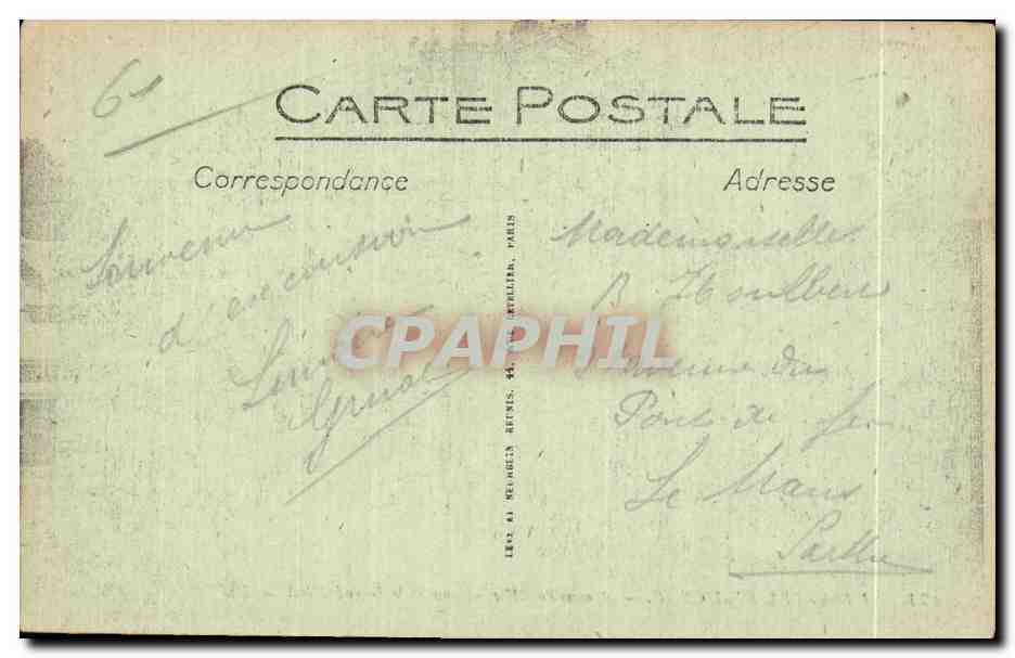 Bagnolles-de-l'Orne — Avenue de l'Hippodrome et le Grand Hôtel — LL — n°174 — Rückseite