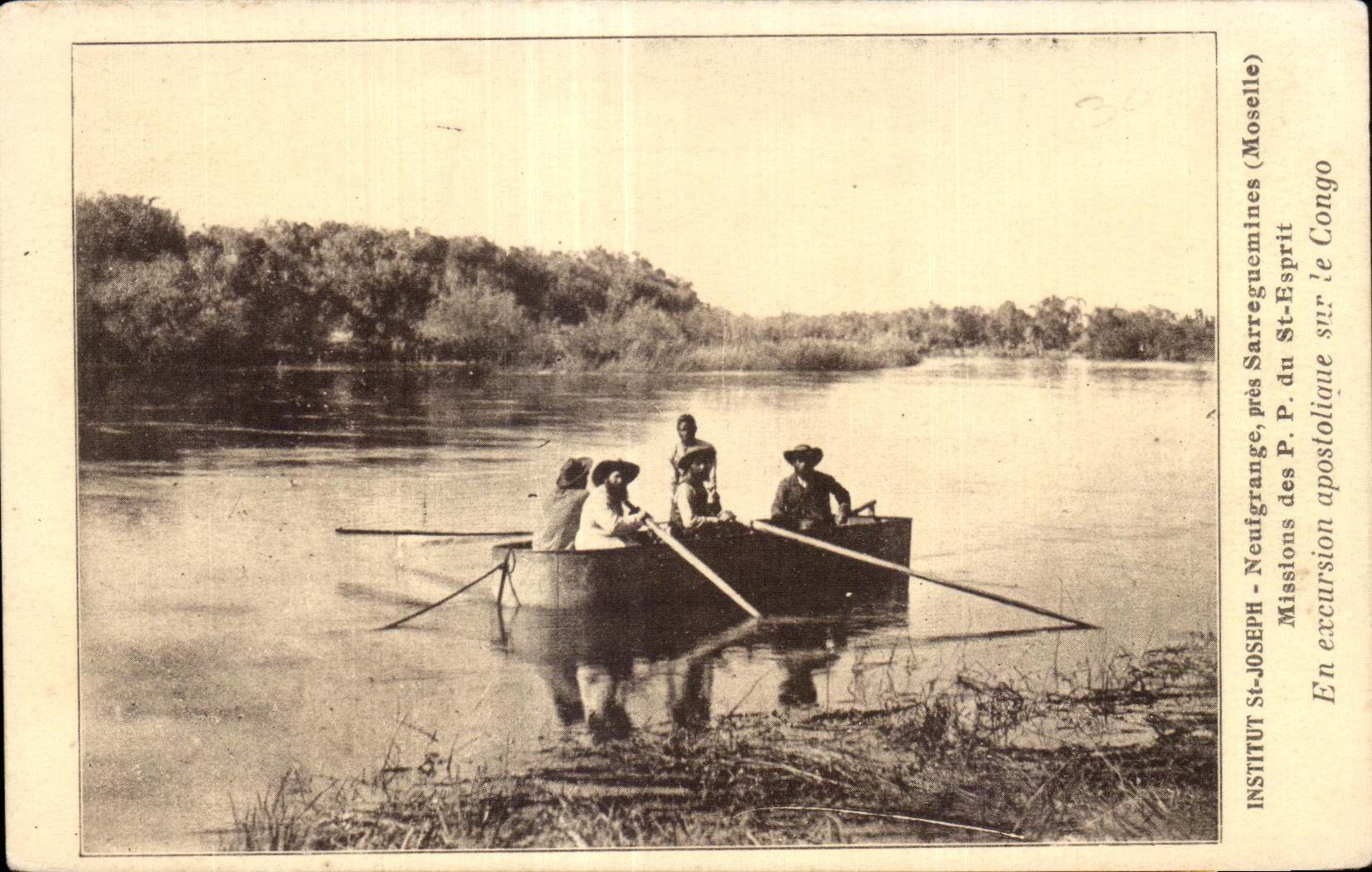 Excursion des P. du St-Esprit à Neufgrange (Moselle) — Institut St-Joseph — Missions apostoliques au Congo