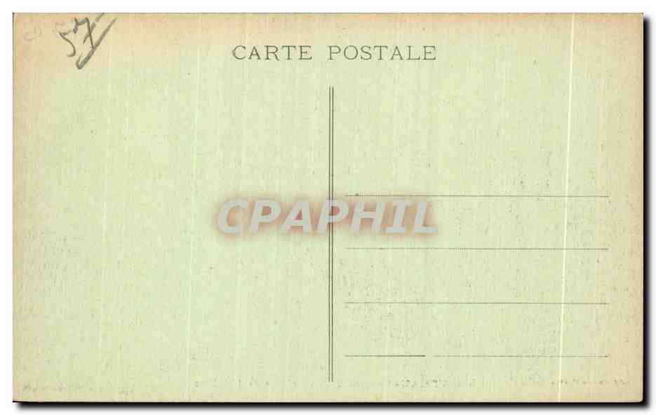 CPA Chateau Salins Interieur de I Eglise — Back