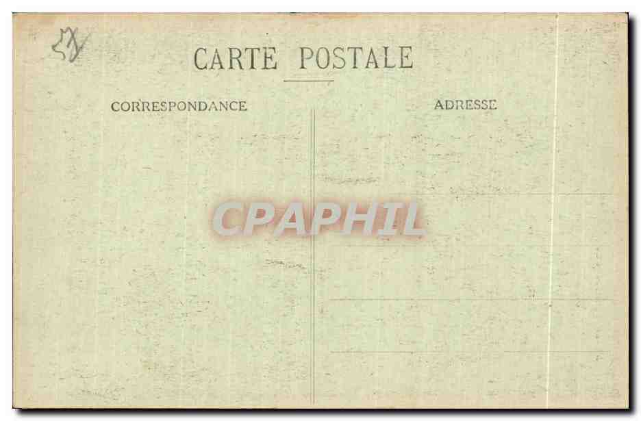 CPA Metz Portail de la Gare — Rückseite