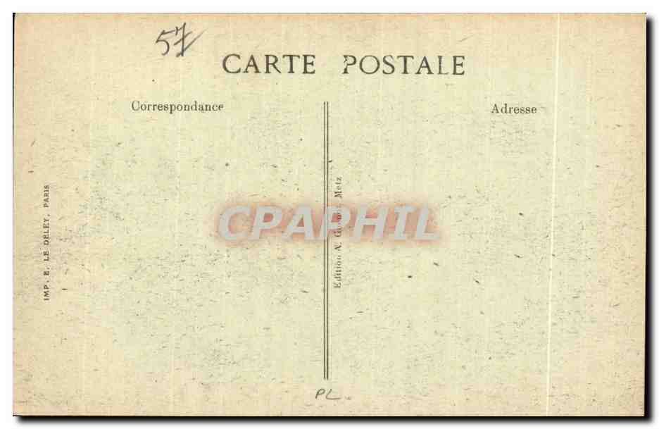 CPA Metz Nouvelles fontaines a I Esplanade — Verso