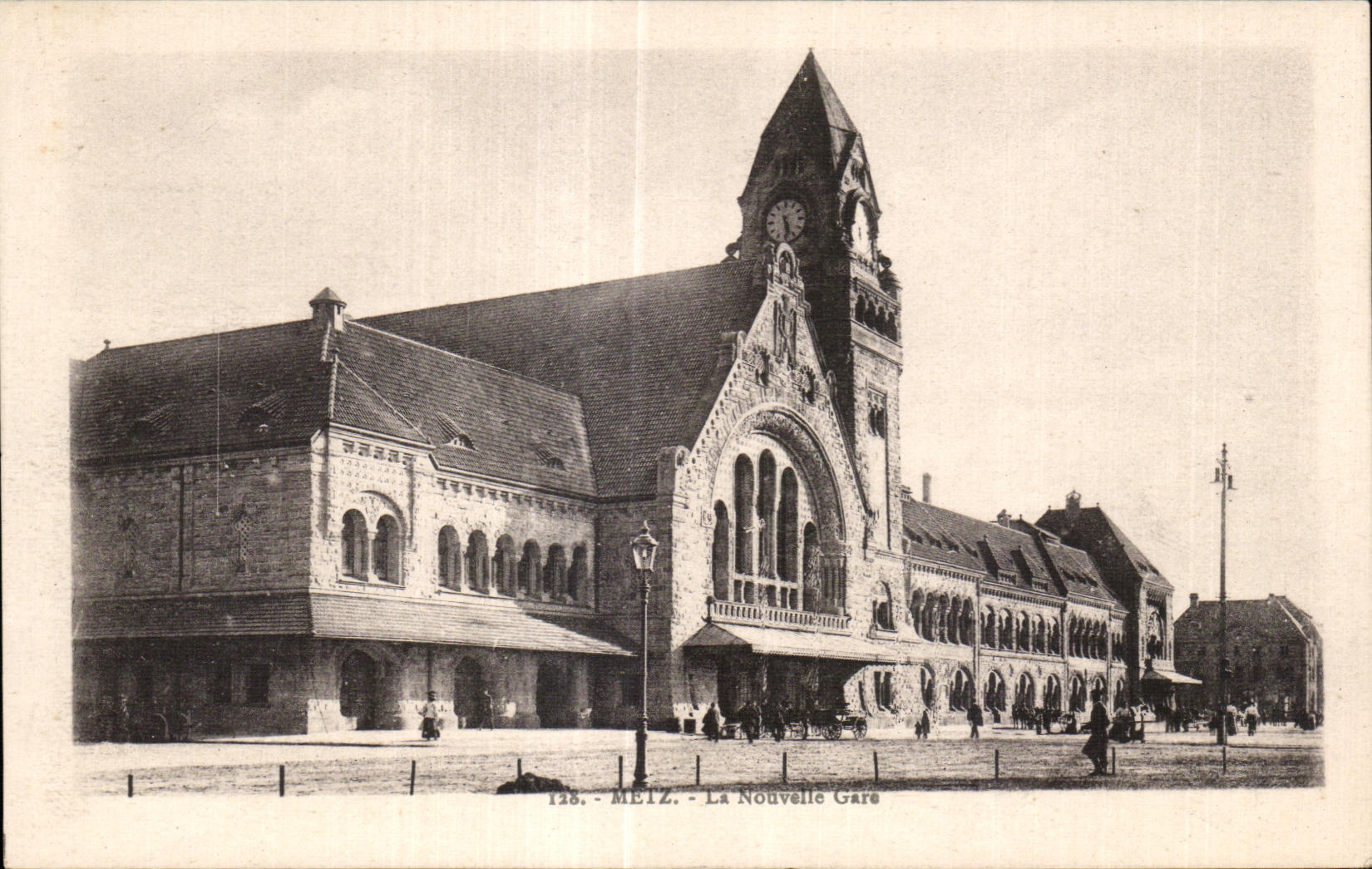 CPA Metz La Nouvelle Gare