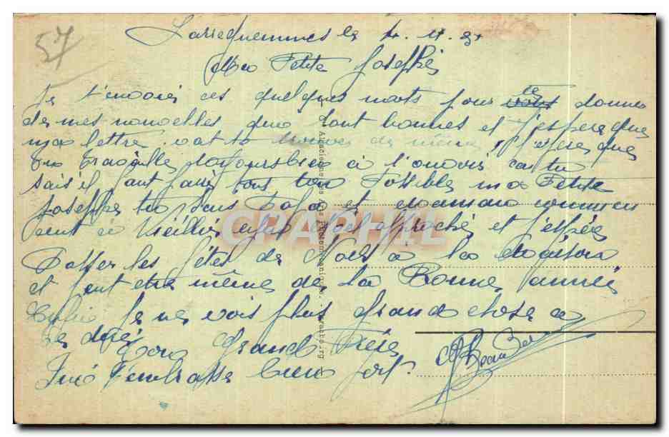 CPA Sarreguemines Pont des Allies et rue Marechal Foch — Back