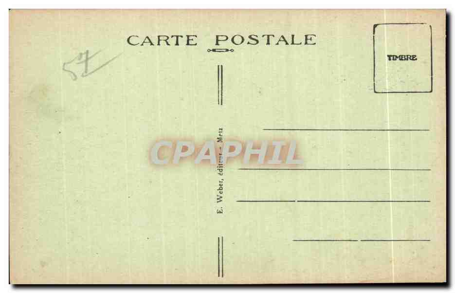 CPA Metz Quai Saint Louis — Rückseite
