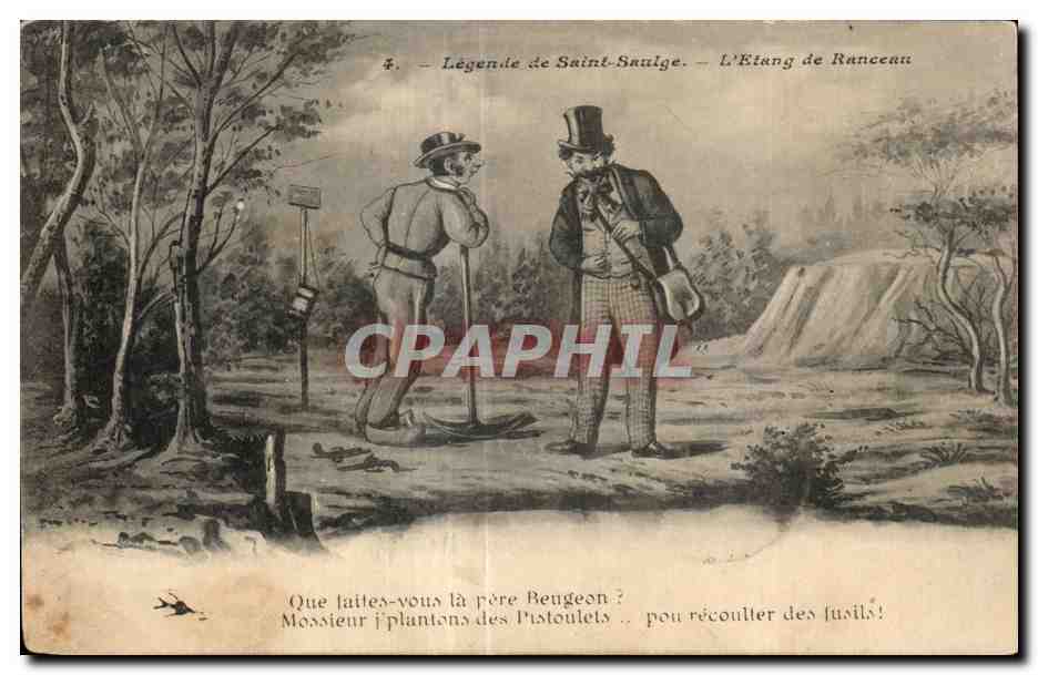Légende de Saint-Saulge — L'Étang de Ranceau — Éditeur non visible