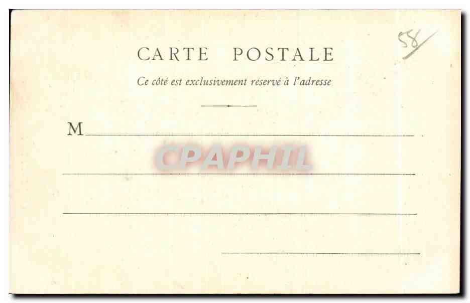 CPA Nevers Porte du Croux — Rückseite