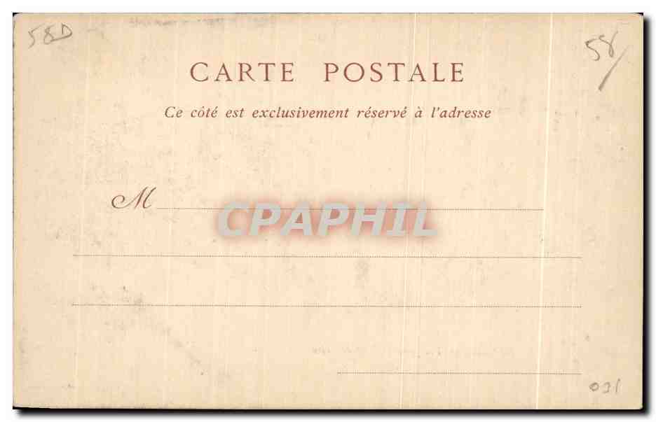 CPA Nevers Vue Prise Du Pont De Loire — Rückseite