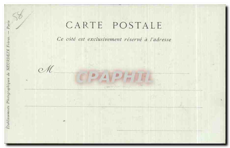 CPA Nevers Le Porte du Croux et Son Avant Porte — Rückseite