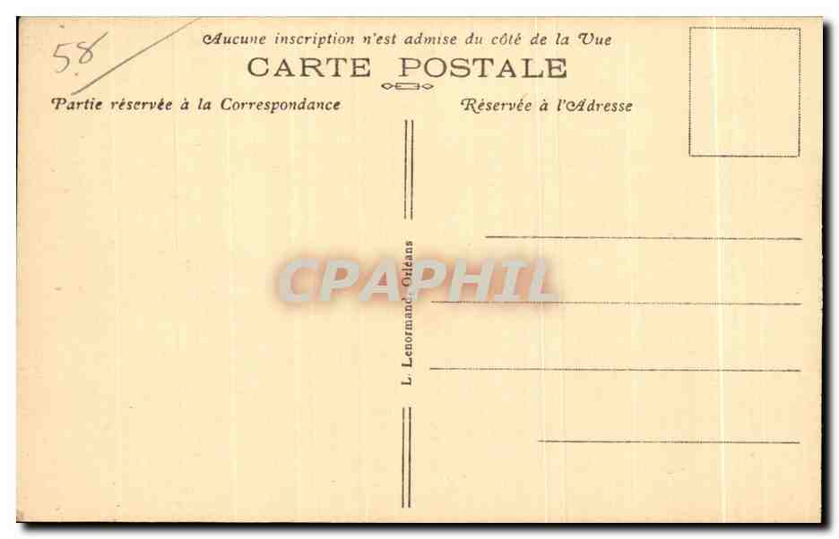 CPA Cosne Sur Loire La loire et Les Quais — Rückseite