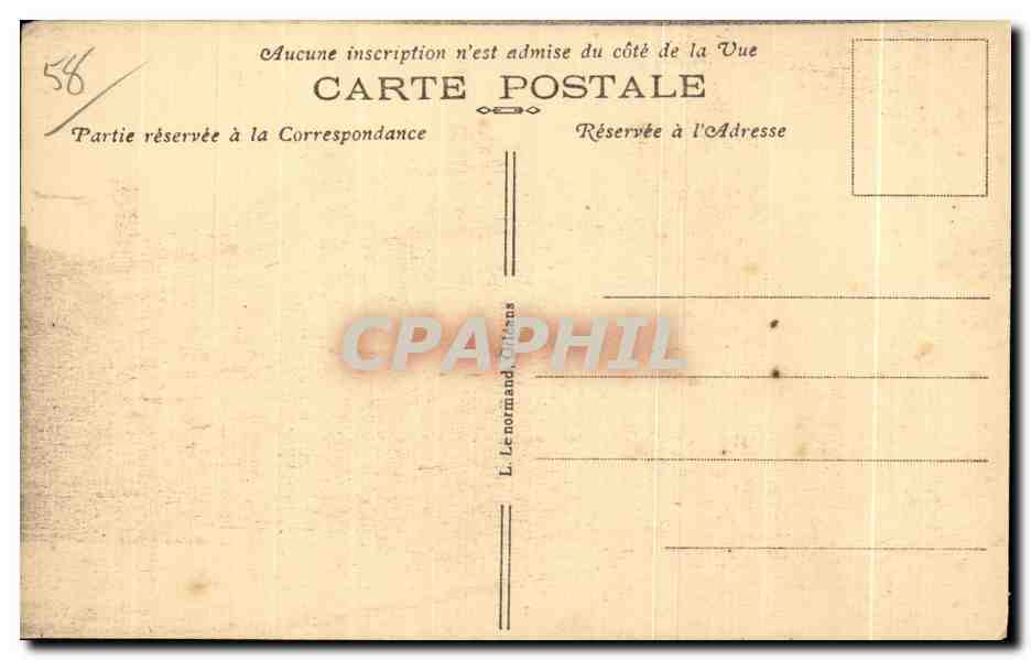 CPA Cosne Sur Loire Le Pont et Les Quais Vue de l Ile — Rückseite
