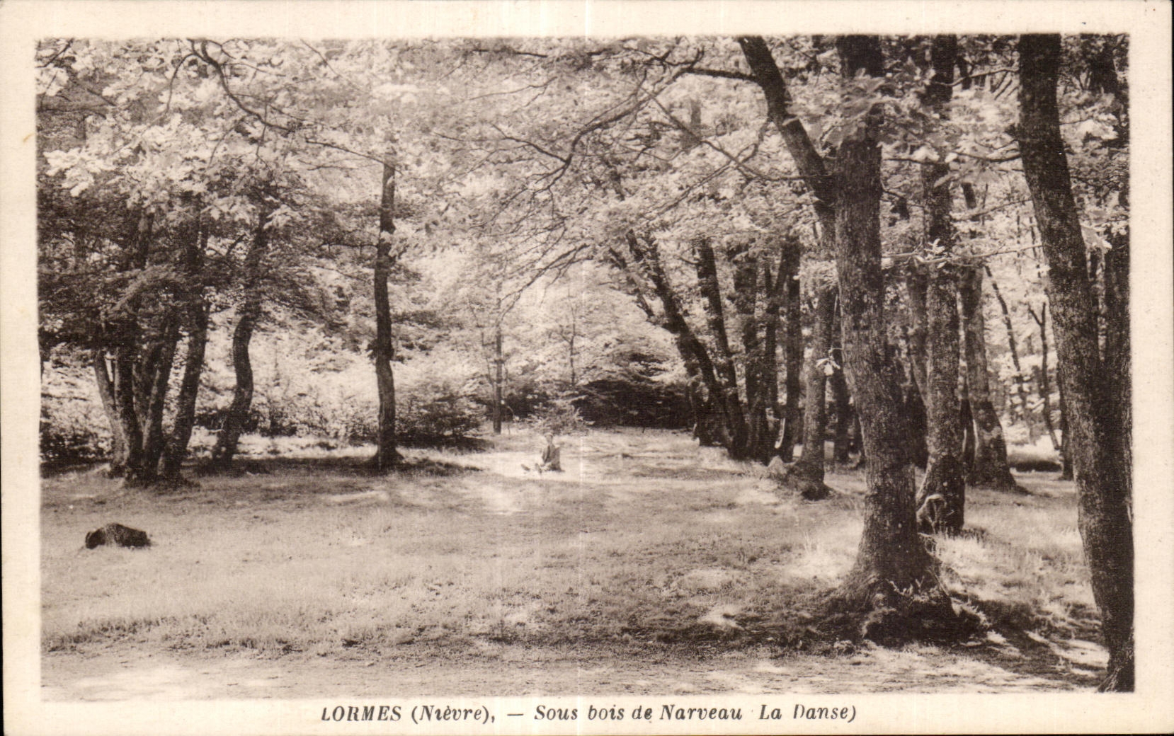 CPA Lormes Sous Bois de Narveau La danse