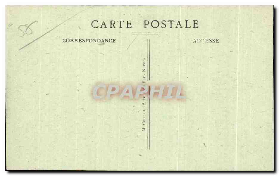 CPA Nevers Entree de la Ville Par le Pont de Loire — Rückseite