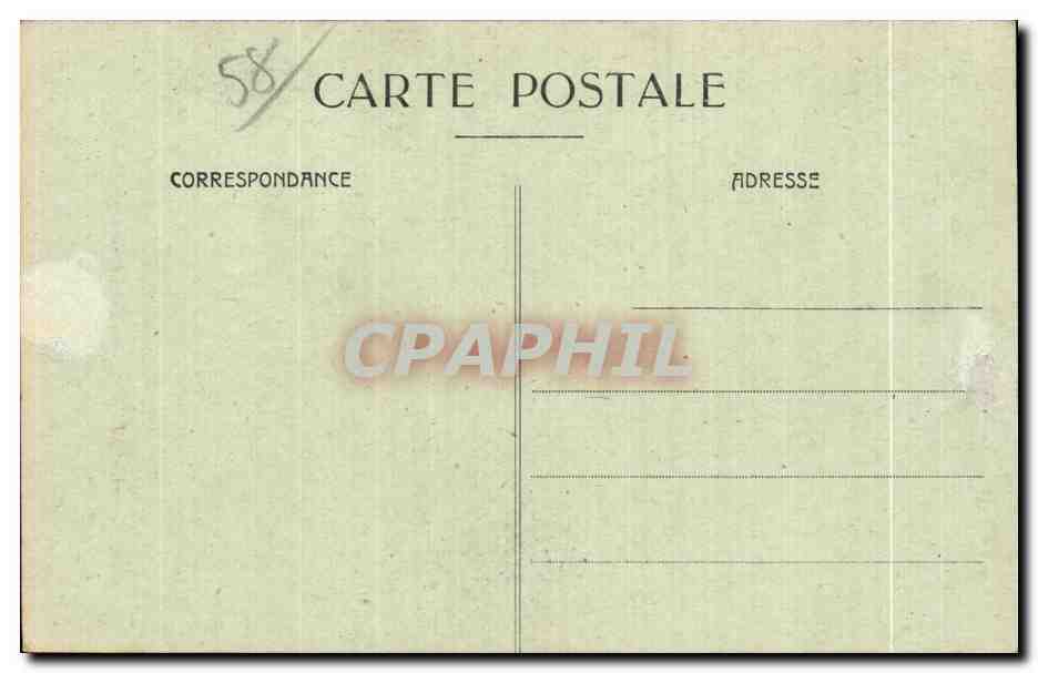 CPA Nievre Nevers Porte de Paris — Rückseite