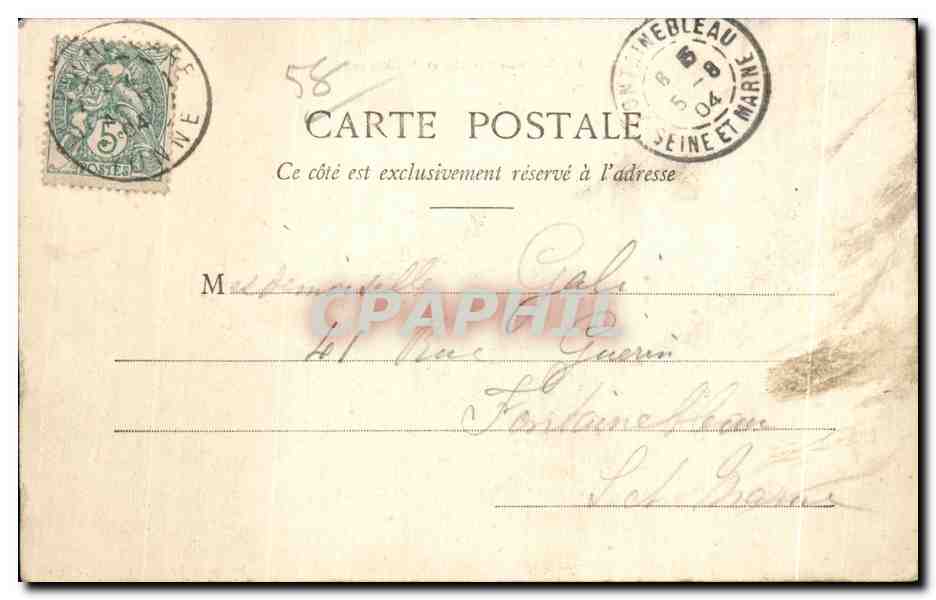 CPA Les Ponts de Laroche et de Charmoy — Rückseite