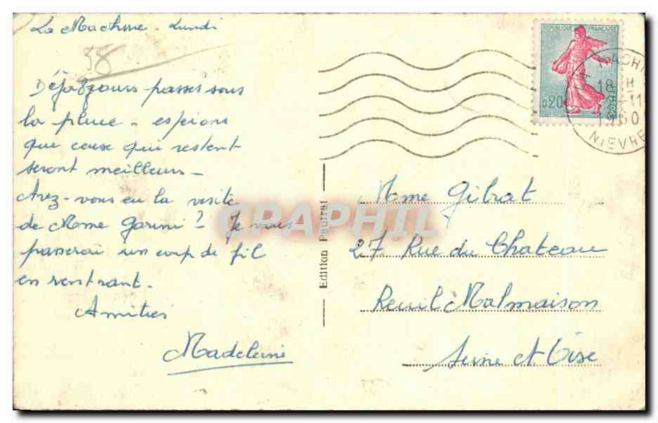 Légendes de St-Saulge — 119. En allant payer le terme — Édition Pautrel — Reverso