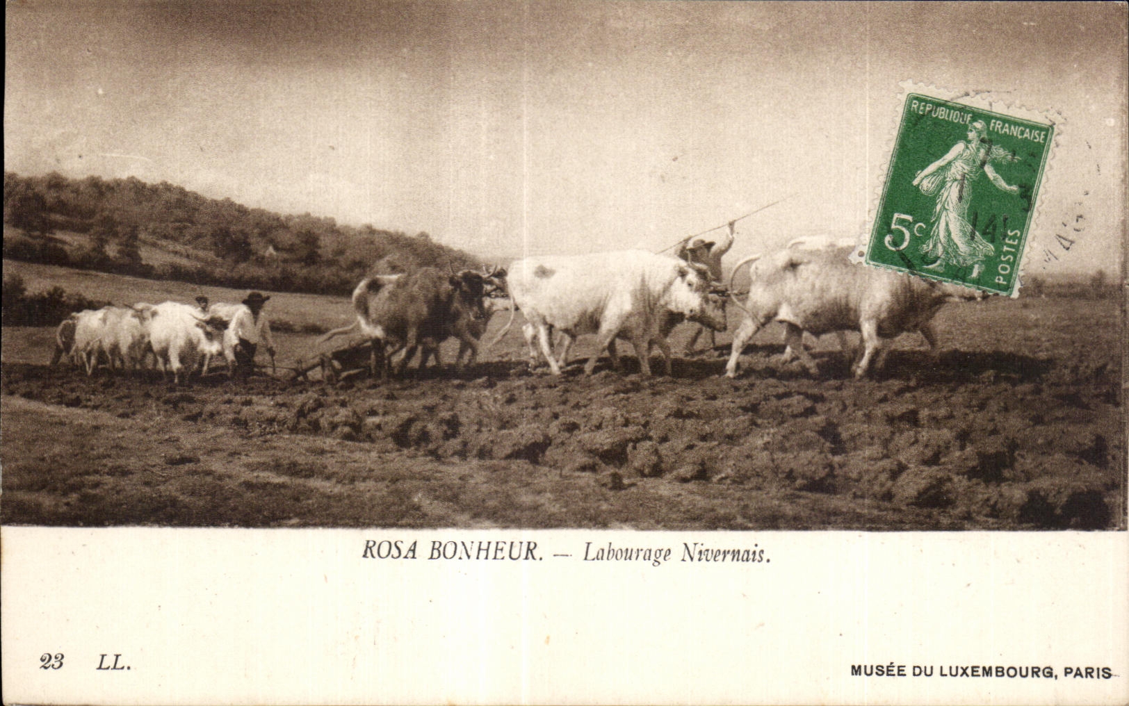 CPA Other Rosa Bonheur Labourage Nivernais