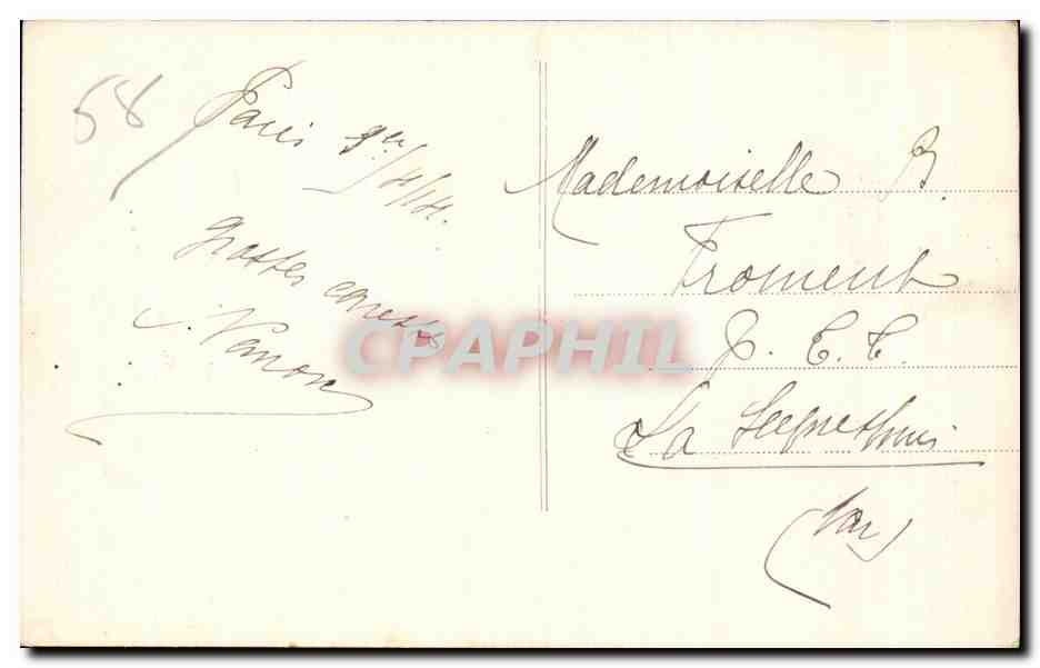 CPA Other Rosa Bonheur Labourage Nivernais — Back