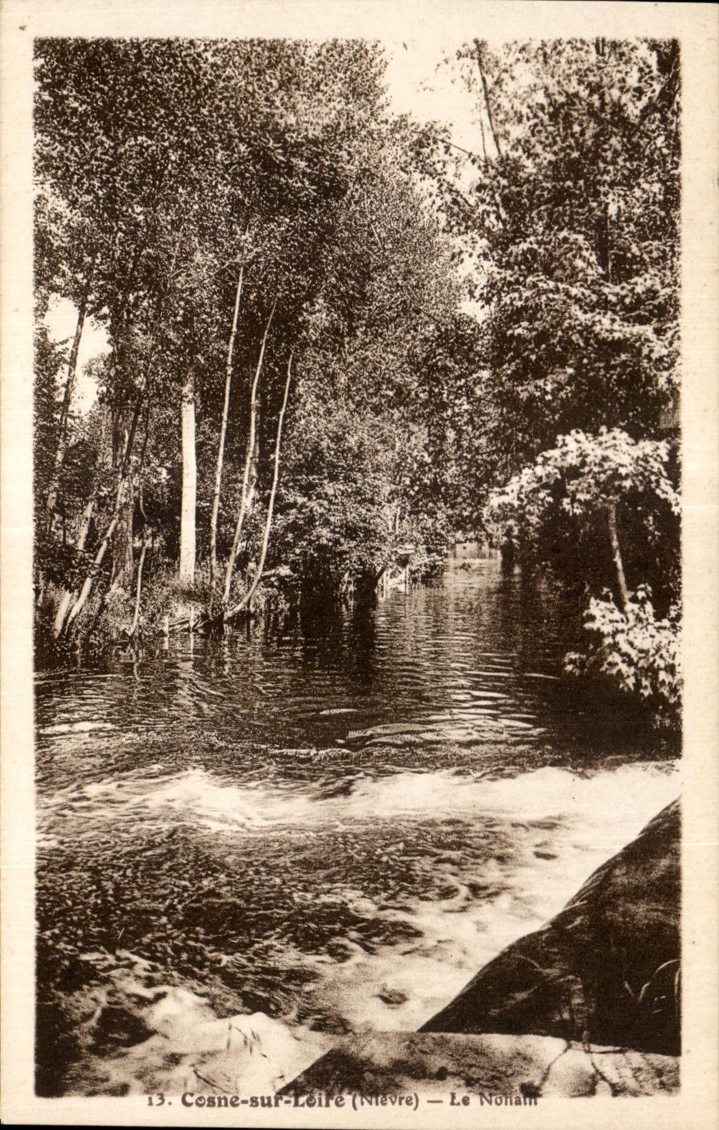 CPA Nievre Cosne sur Loire Le Noham