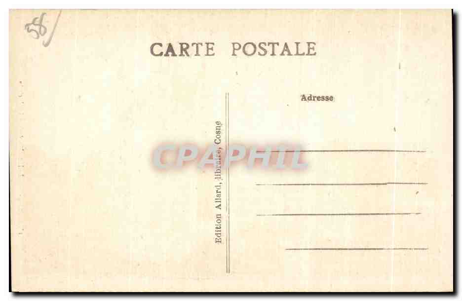 CPA Nievre Cosne sur Loire Le Noham — Rückseite