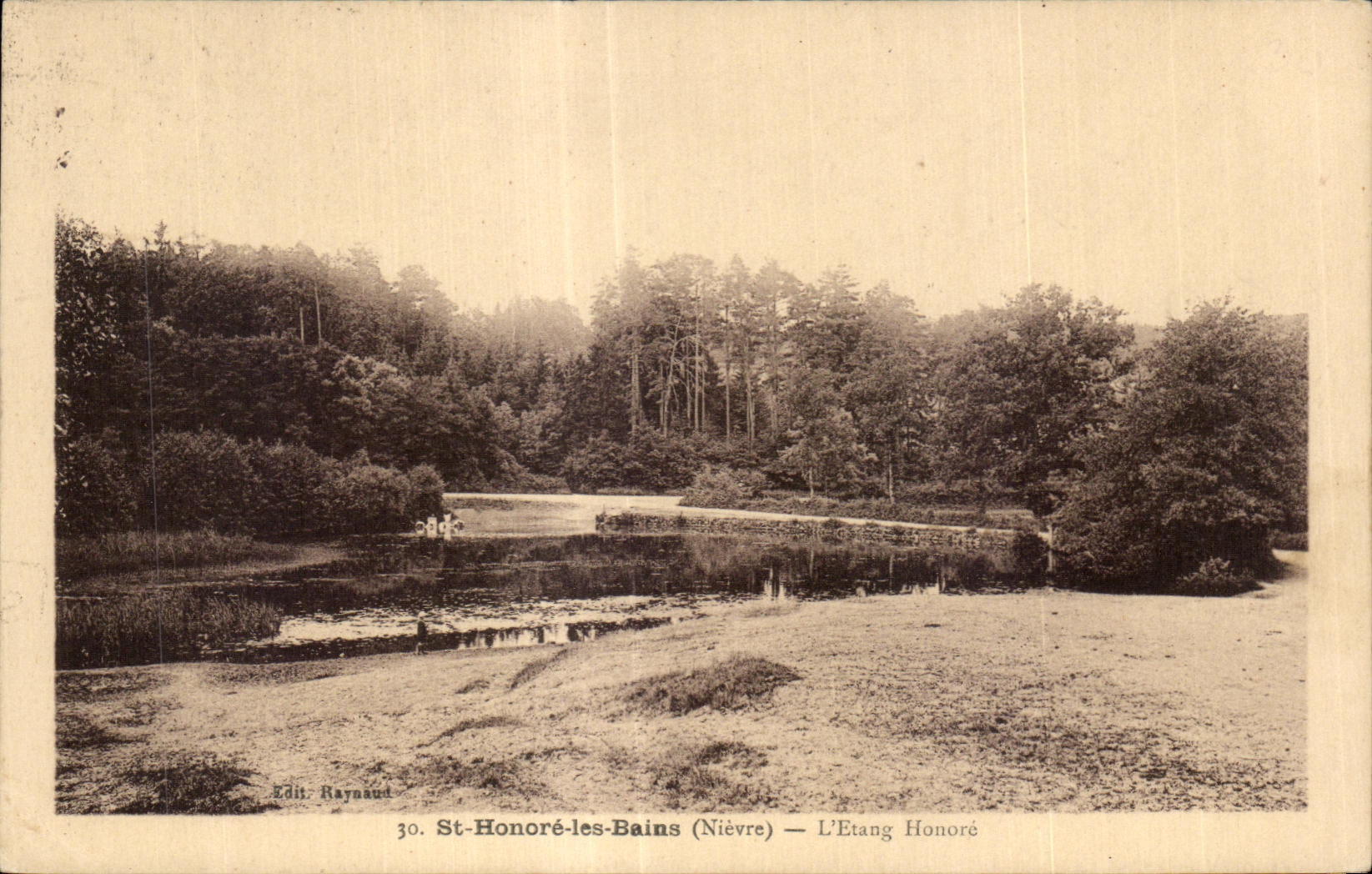 St-Honoré-les-Bains (Nièvre) — L'Etang Honoré — Edit. Raynaud n°30