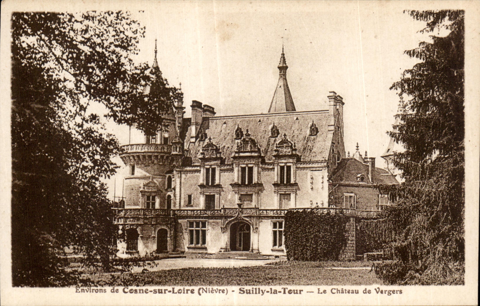 Environs de Cosne-sur-Loire (Nièvre) - Suilly-la-Tour - Le Château de Verger