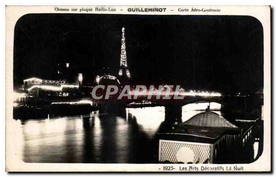 Nacht — Paris — Verlag GUILLEMINOT, Seriennummer 1925