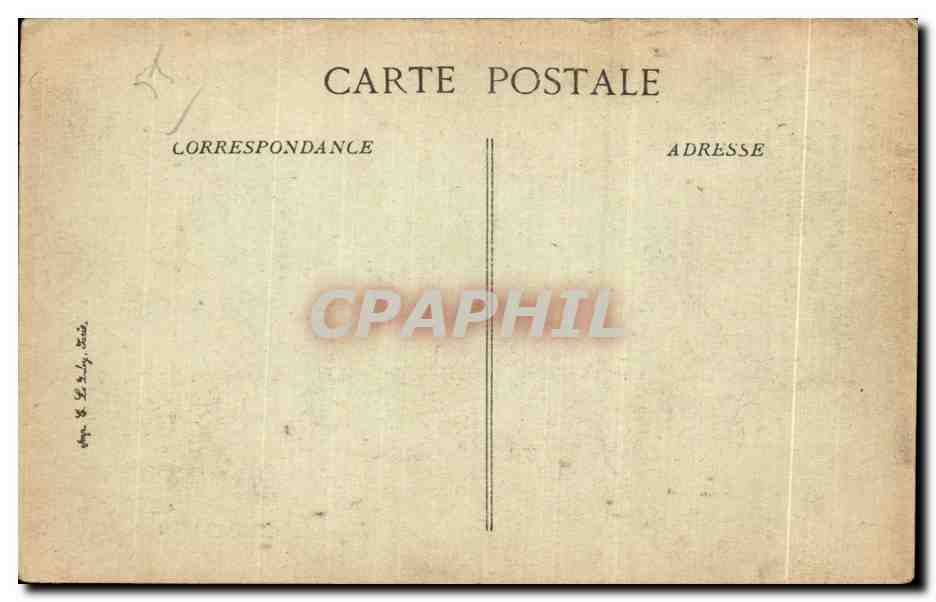CPA Rue d Occident — Rückseite