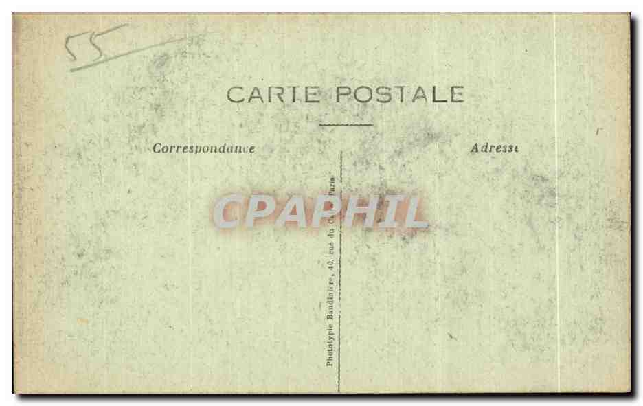 Bombardement de Verdun — Au centre de la Ville — h.t.-Express, n° 1152 — Rückseite