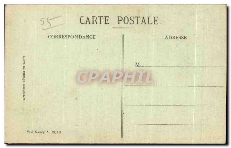 CPA Sampigny (Meuse) Le Clos (Favade derriere) Propriere Poincare — Verso