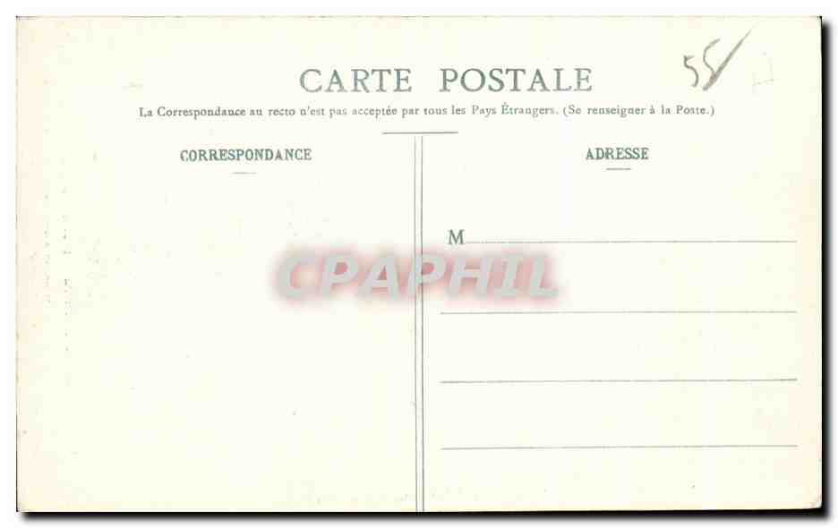 CPA Eglise D Avioth Portail Principal Representant Le jugement dernier Au sommet derriers la Galerie la  — Rückseite