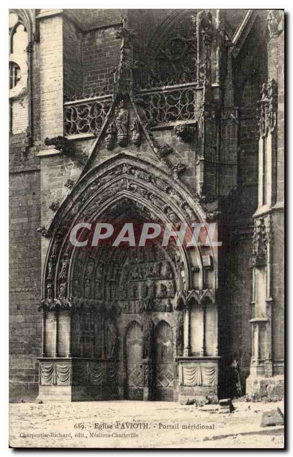CPA Eglise d avioth Portail meridional 