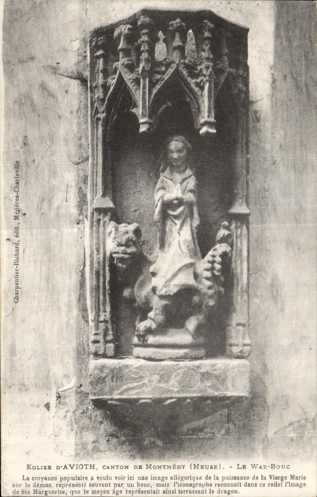 CPA Eglise D Avioth Chanton De Montmedy Le War Bouc