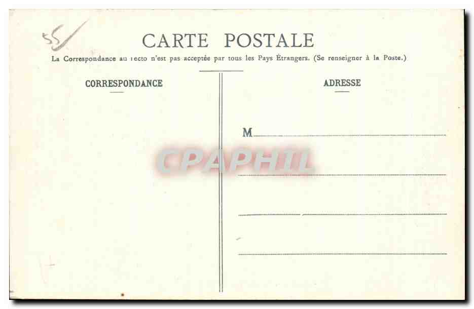 CPA Eglise D Avioth Chanton De Montmedy Le War Bouc — Rückseite