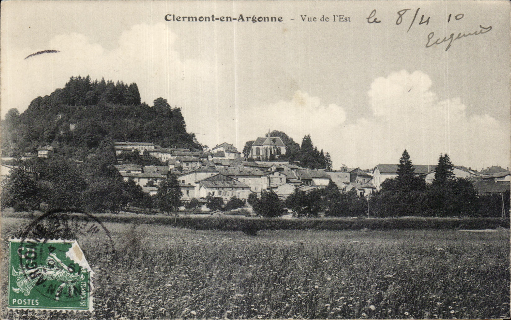 CPA clermont en Argonne Vue de l Est