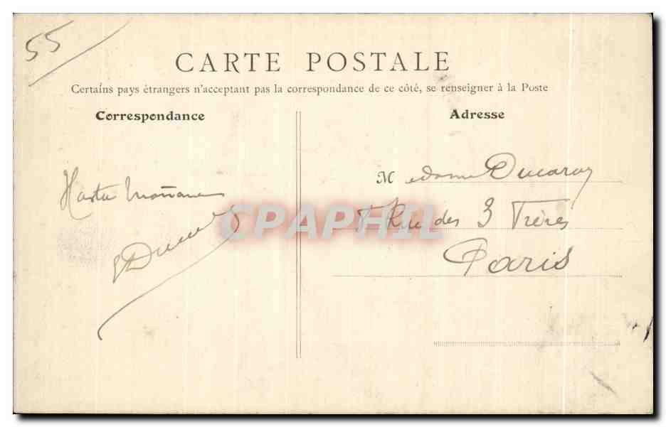 CPA clermont en Argonne Vue de l Est — Rückseite